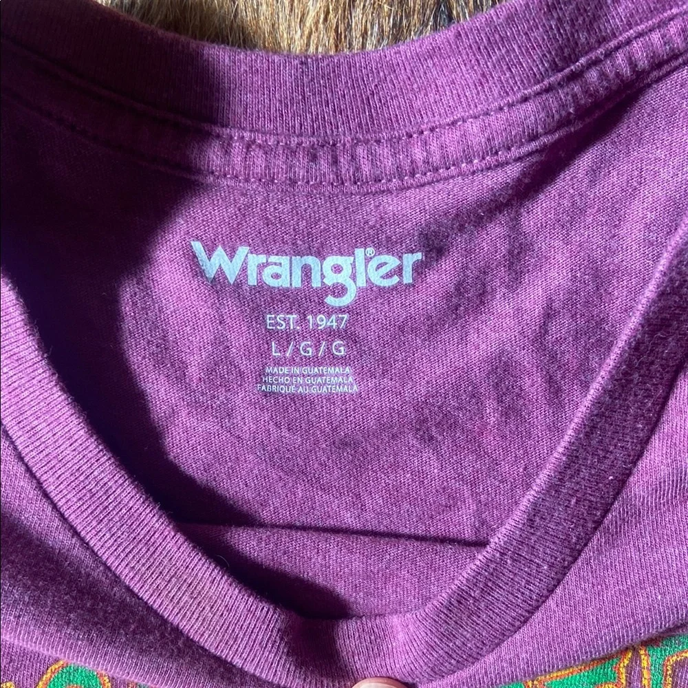 George Strait Rodeo Purple T-Shirt - Picture 2 of 3